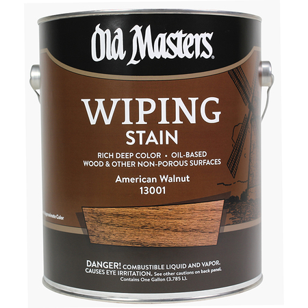OLD MASTERS 1 Gal American Walnut Oil-Based Wiping Stain 13001